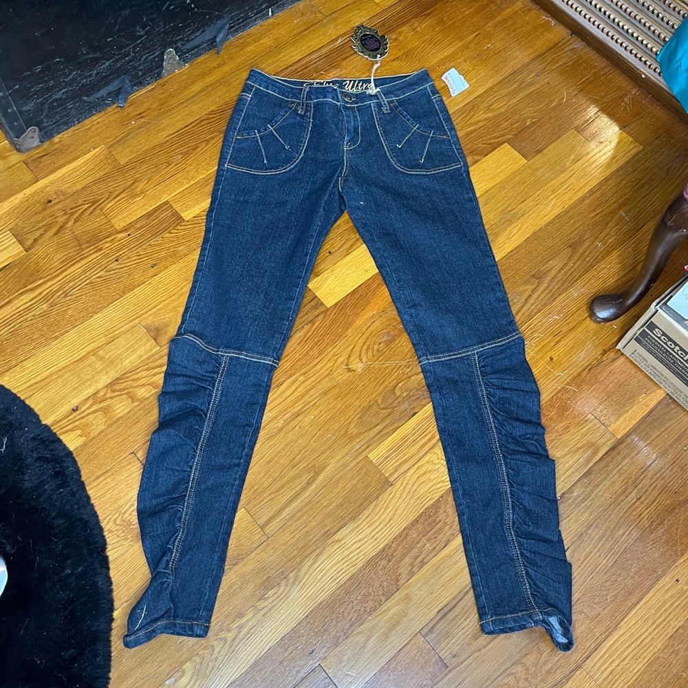 Elite Ultra Denim Unique Ruched Jeans Size 5/6